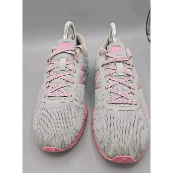 Womens Size 5 New Balance Fresh Foam Arishi  Running Shoes Gray Pink Neon Green - Picture 2 of 11